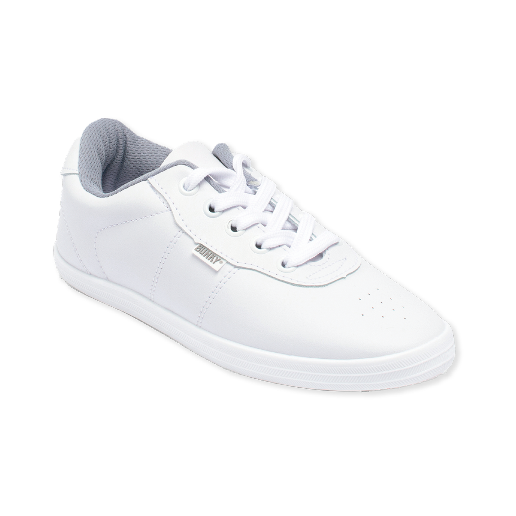 Zapato Escolar Deportivo Blanco con Cordones Mujer Bunky® CVO