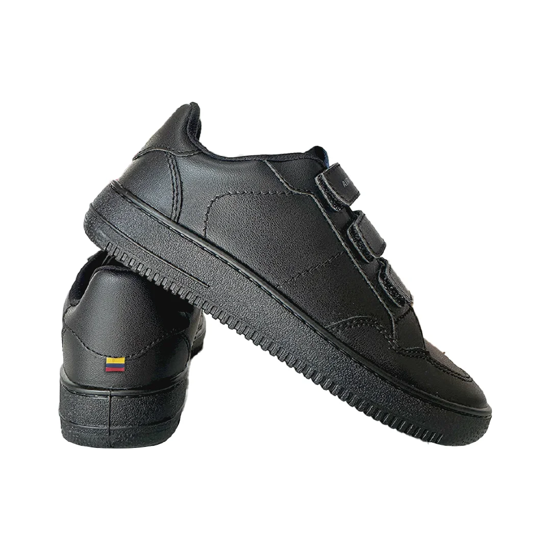 Zapato Urbano Negro Velcro 593 Bunky®